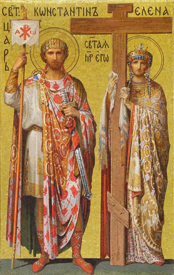 Икона святых Константина и Елены