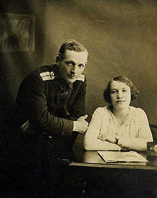 Янка Купала и его жена