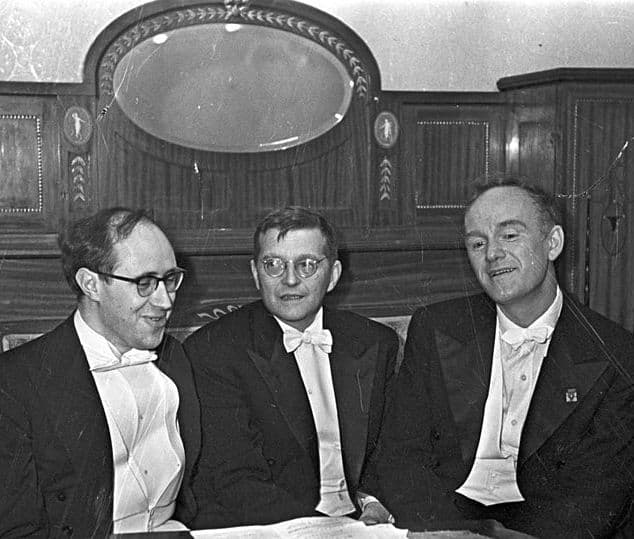 Мстислав Ростропович, Дмитрий Шостакович и Святослав Рихтер