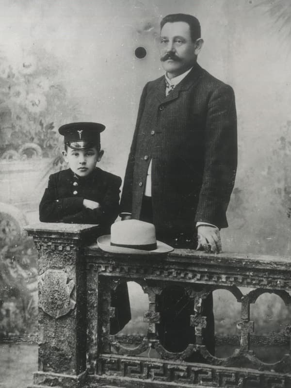 Исаак Бабель с отцом