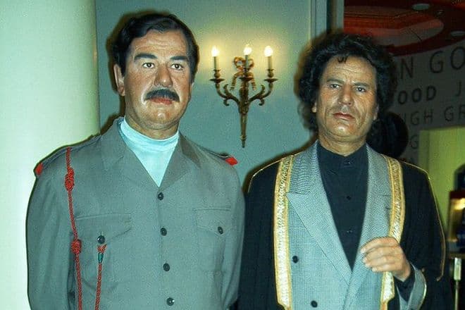 Муаммар Каддафи и Саддам Хусейн
