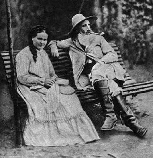 Камиль Писсарро и его жена Джули