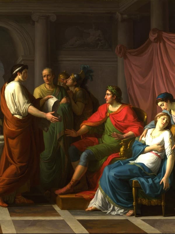 Вергилий читает «Энеиду» Октавиану Августу и его сестре Октавии