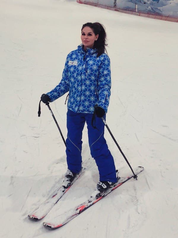 Рита Керн на лыжах