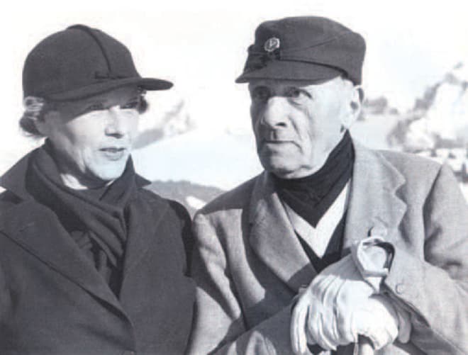 Рафаэль Сабатини и его вторая жена Кристина Диксон
