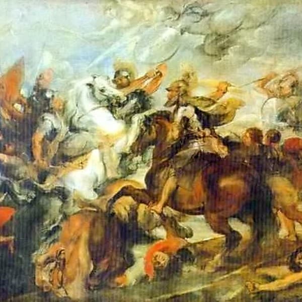 Генрих IV в битве при Иври