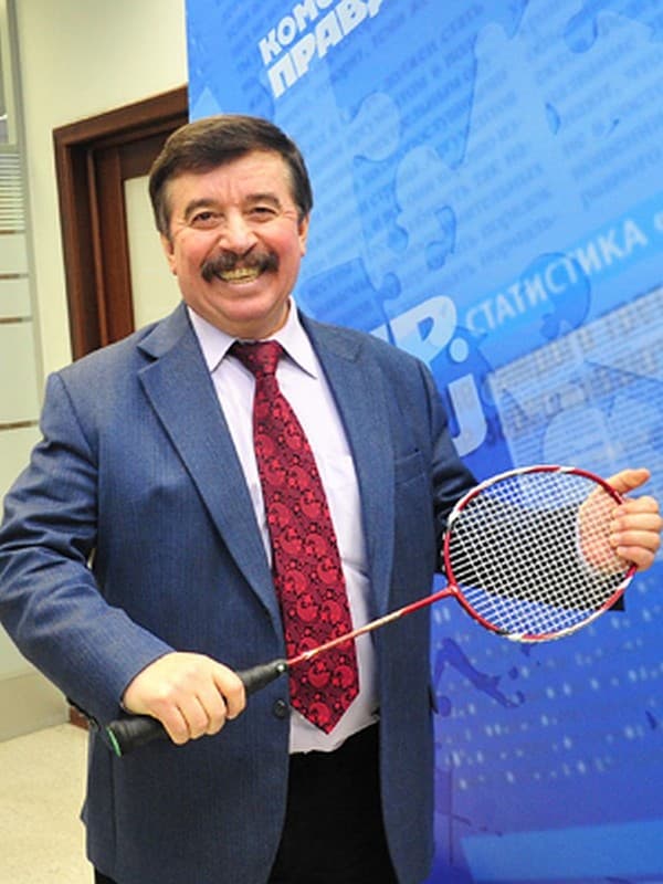 Президент Национальной федерации бадминтона России Сергей Шахрай