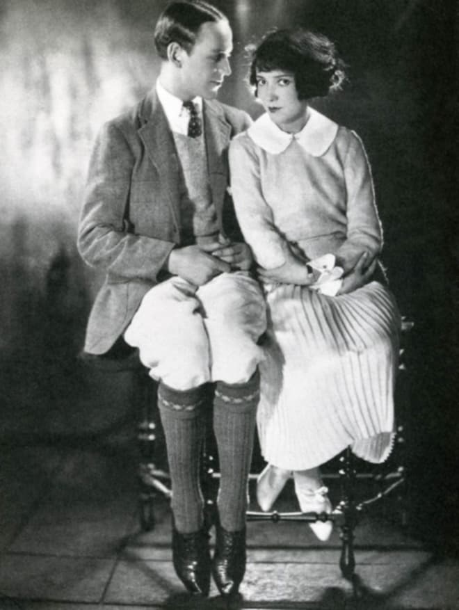 Фред Астер и его сестра Адель