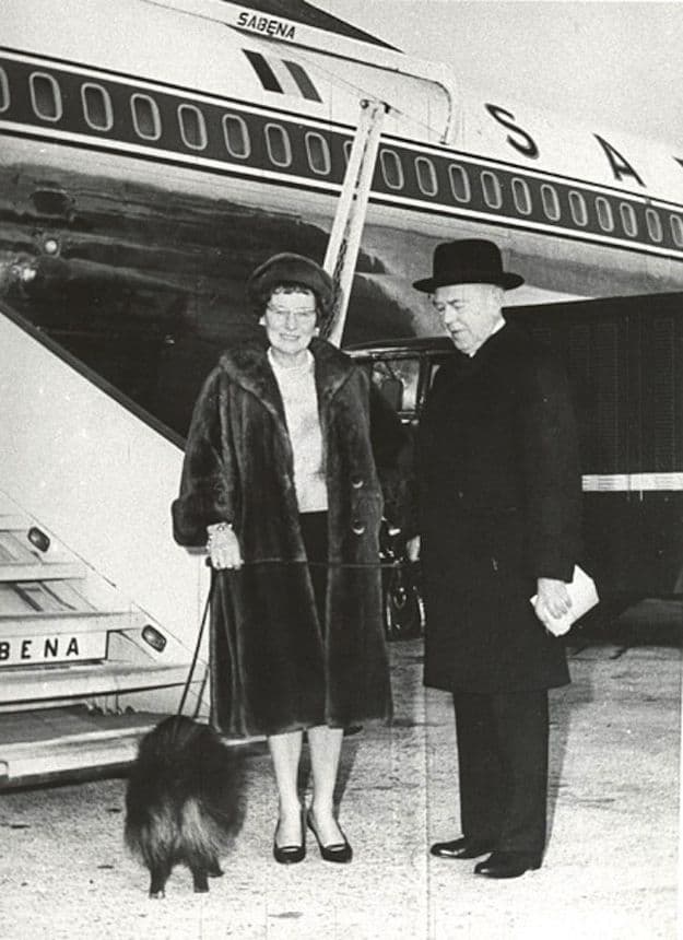 Рене Магритт и его жена Жоржетта