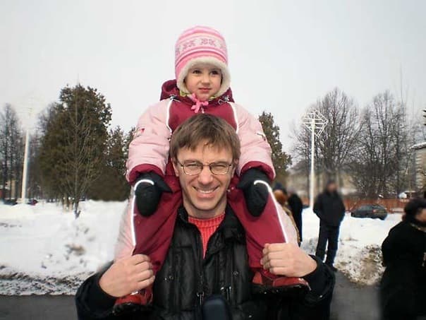 Ростислав Бершауэр с дочерью