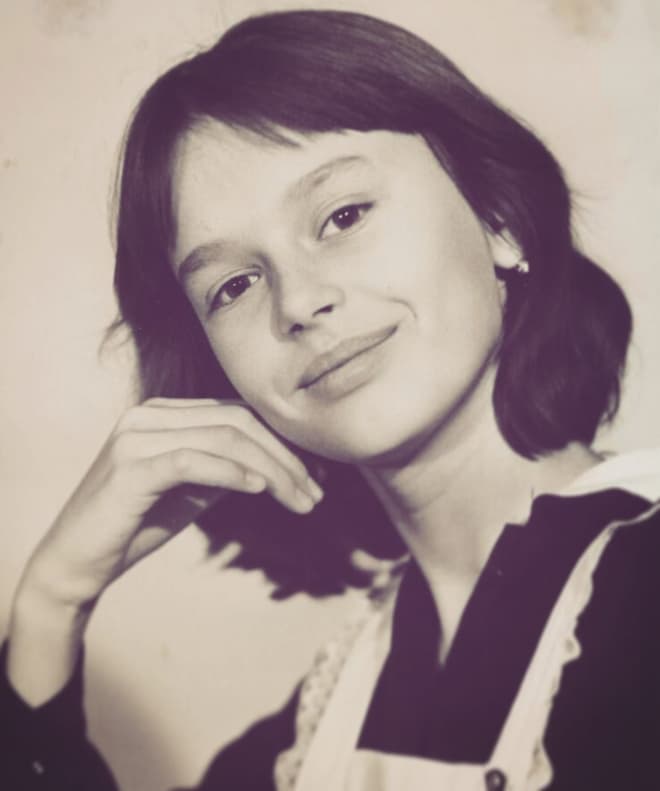 Ирина Безрукова в молодости
