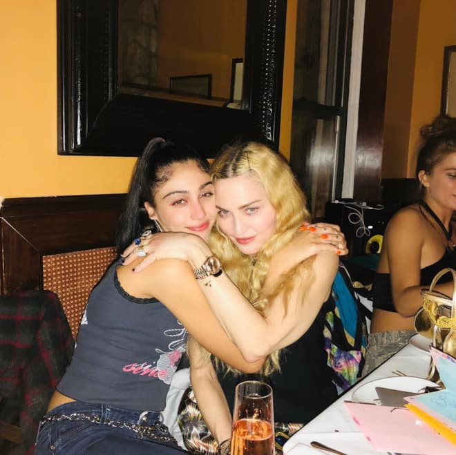 Мадонна и ее дочь Лурдес