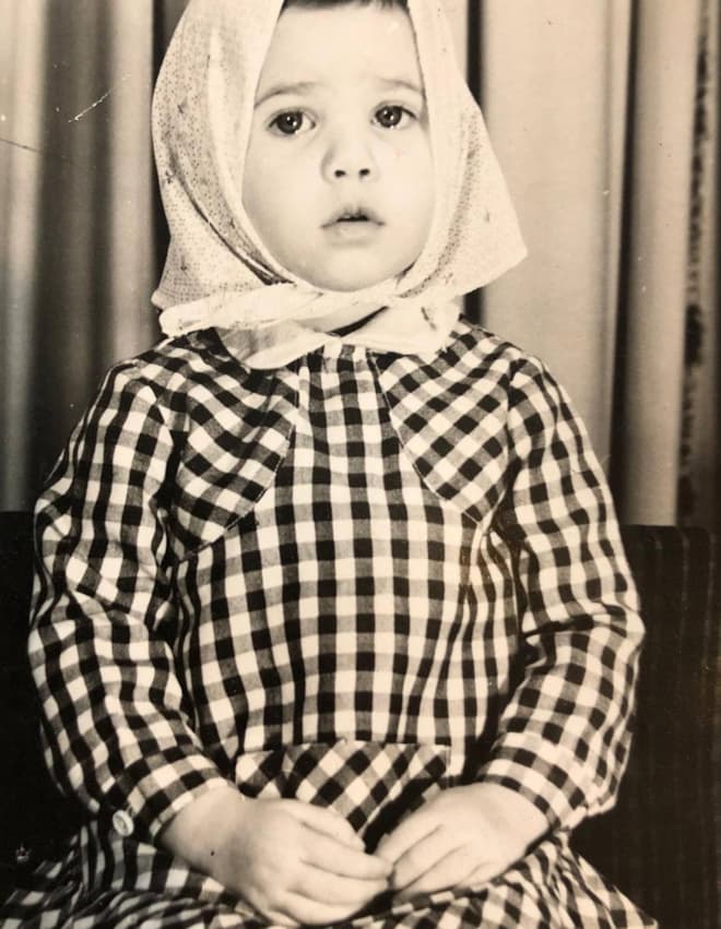 Юлия Снигирь в детстве