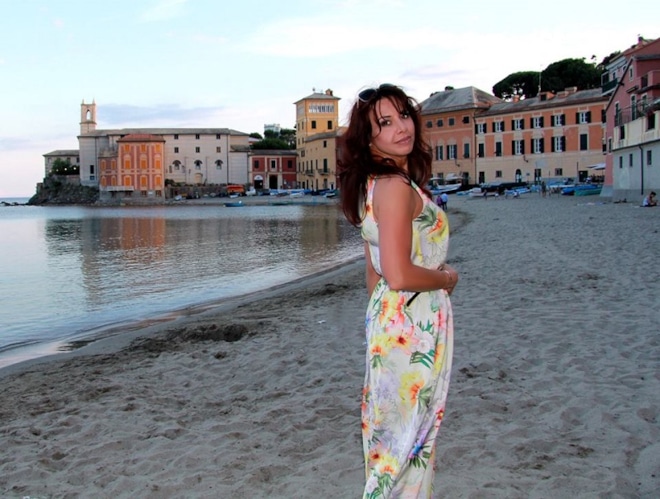 Ирина Аманти на отдыхе