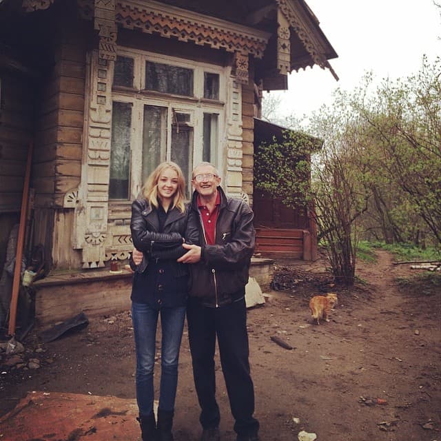 Александра Степанова с отцом