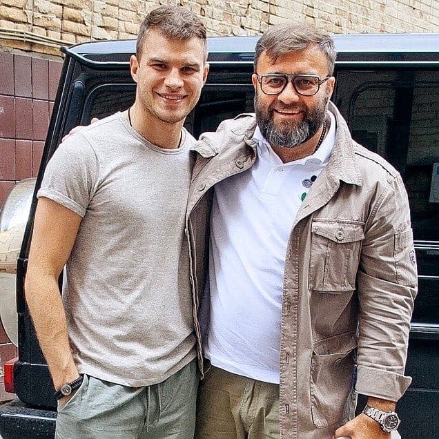 Михаил Пореченков с сыном Владимиром