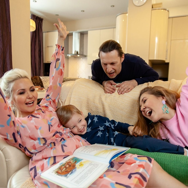 Василиса Володина и ее семья