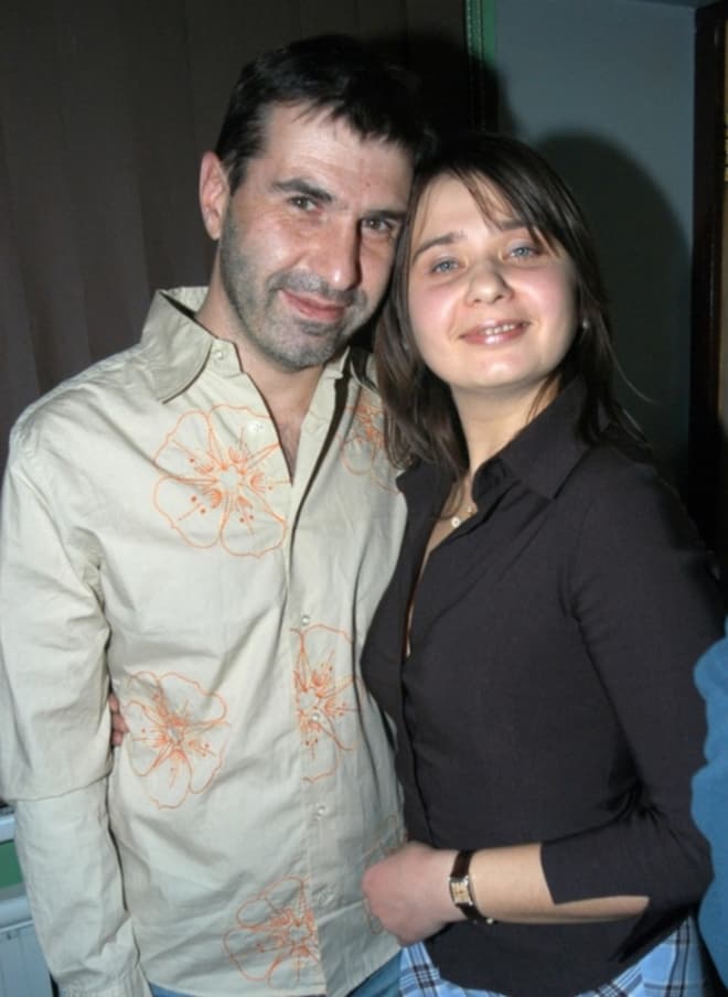 Евгений Гришковец с женой Еленой