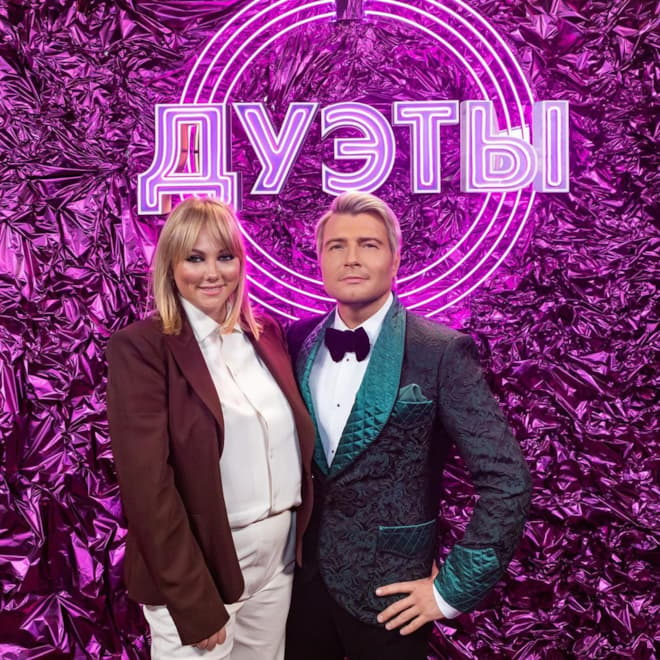 Юлия Сумачева и Николай Басков в шоу «Дуэты»