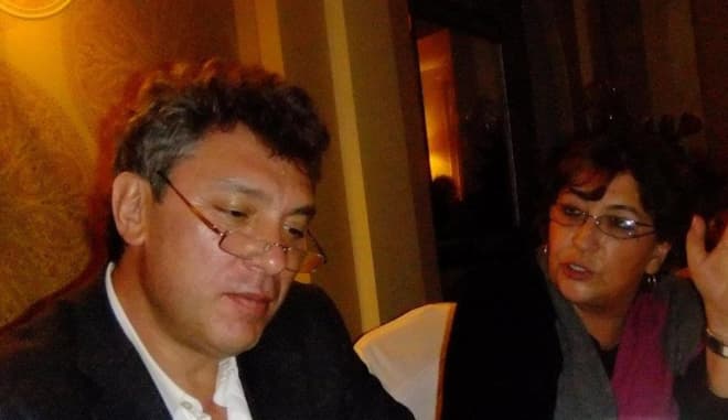 Евгения Альбац и Борис Немцов
