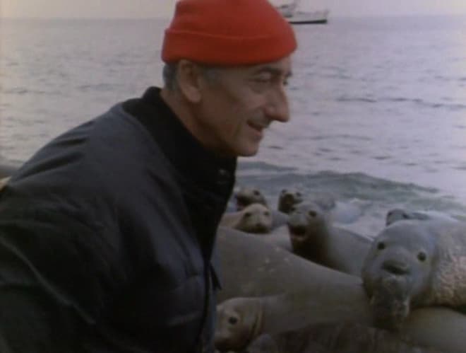 Жак-Ив Кусто в фильме «Подводная одиссея команды Кусто. Возвращение морских слонов»