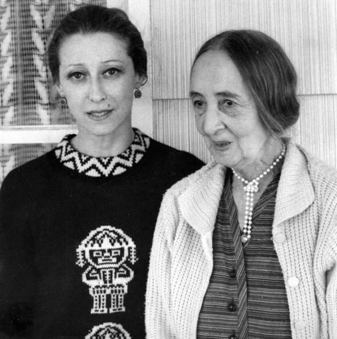 Майя Плисецкая с Ольгой Спесивцевой
