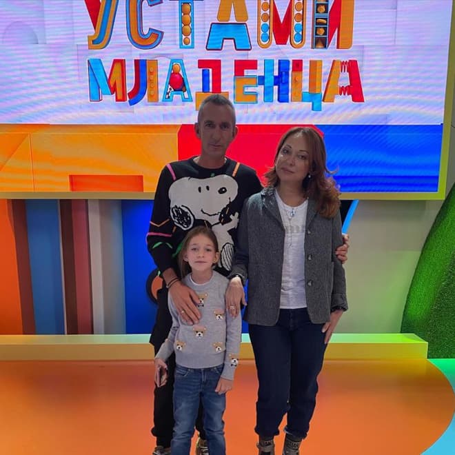Михаил Владимиров с дочерью и Викторией Тарасовой