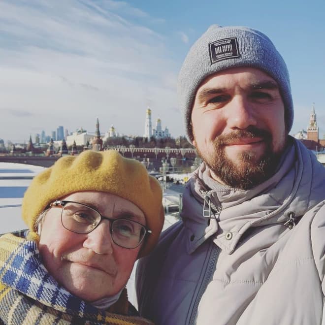 Федор Климов с мамой