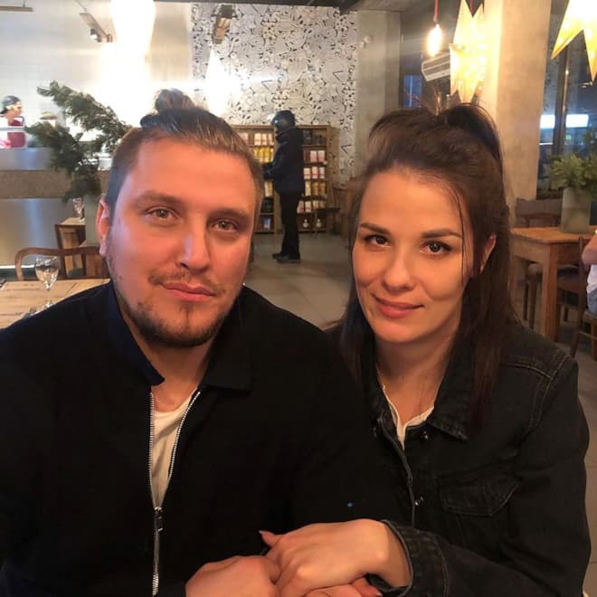 Екатерина Токарева с мужем