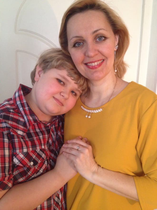 Татьяна Проценко с сыном