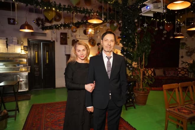 Николай Носков с женой