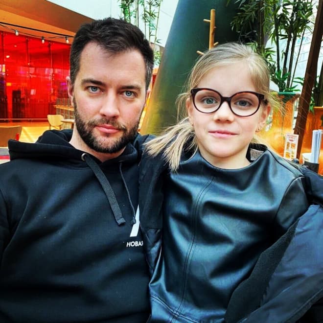 Андрей Карпов с дочерью