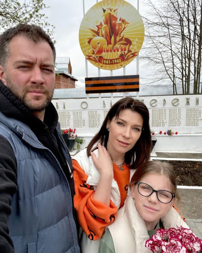 Андрей Карпов и Екатерина Волкова с дочерью