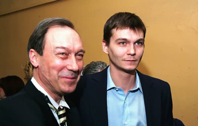 Олег Янковский и его сын, Филипп Янковский