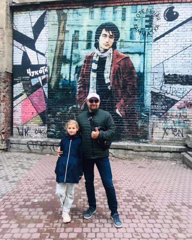 Илья Хорошилов и его дочь Аглая