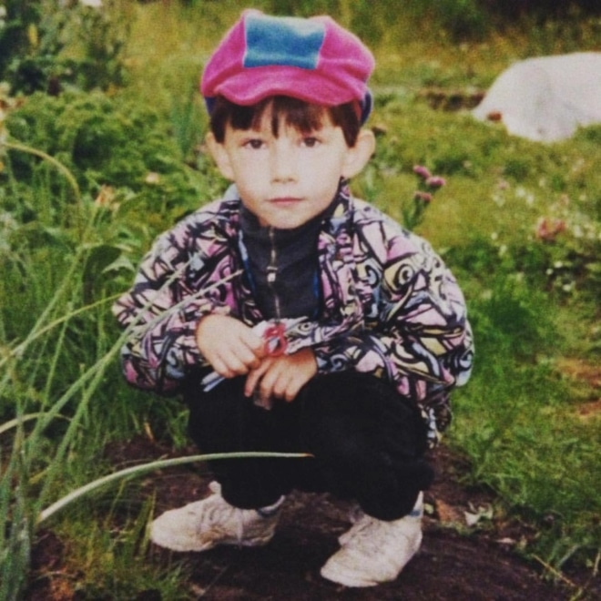 Кирилл Емельянов в детстве