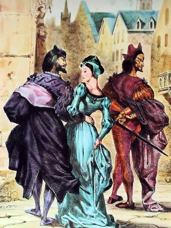 Фауст, Маргарита и Мефистофель