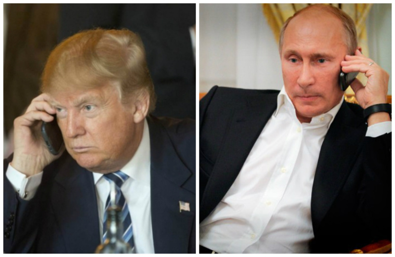 Первый телефонный разговор Путина и Трампа после выборов в США Первый телефонный разговор Путина и Трампа после выборов в США