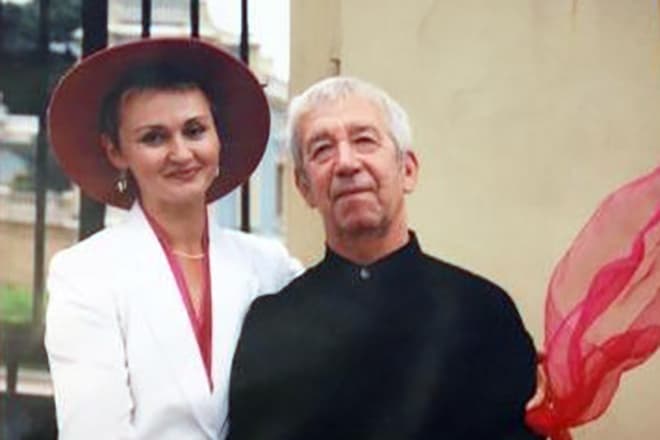 Борислав Брондуков с женой