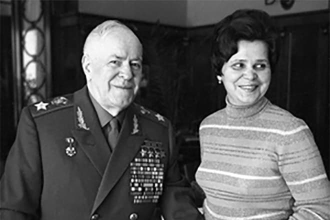 Георгий Жуков с женой