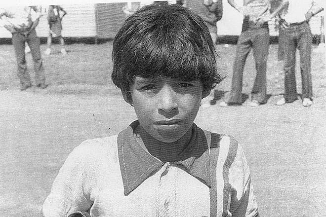 Диего Марадона в детстве