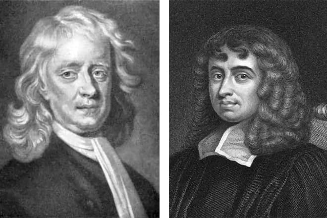 Исаак Ньютон и Исаак Барроу