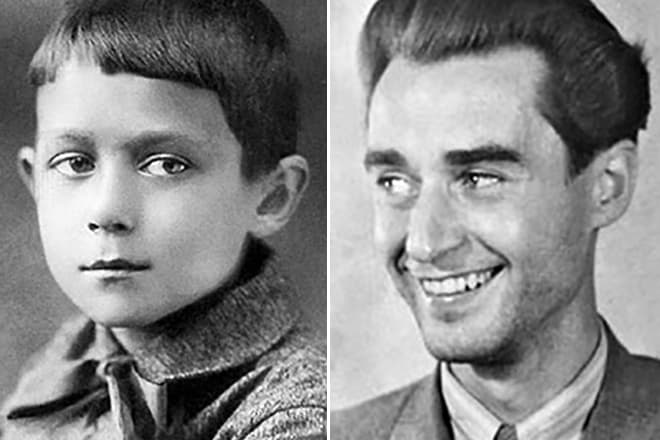 Андрей Дементьев в детстве и молодости