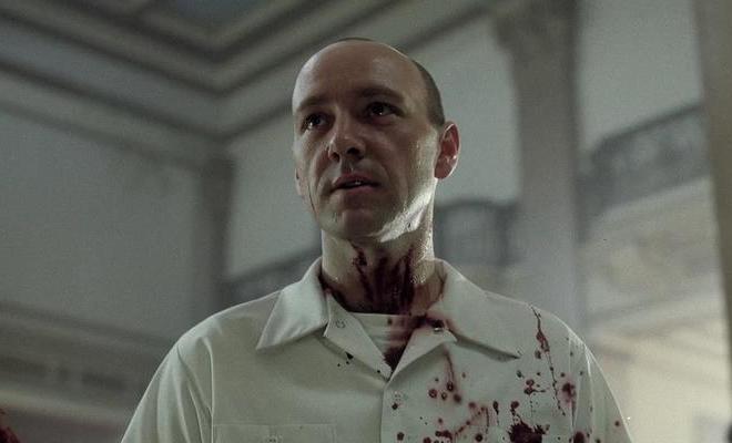 Фильм «Семь»: актер Кевин Спейси в роли Джона Доу