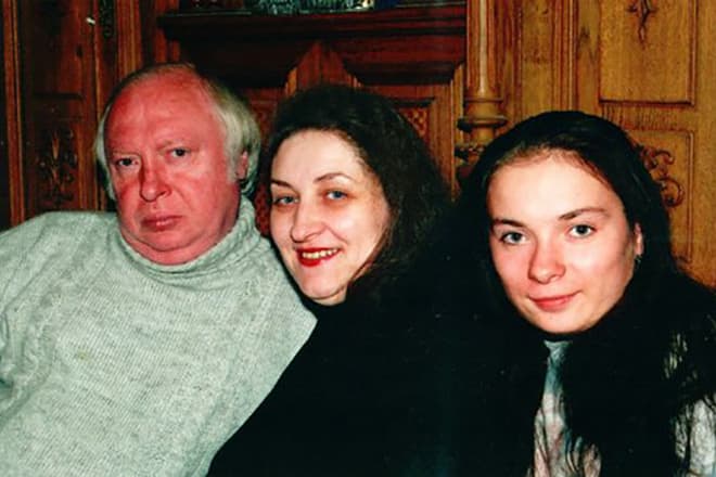 Валерий Ободзинский со второй семьей