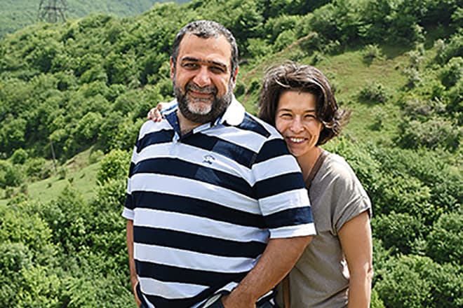 Рубен Варданян и его жена