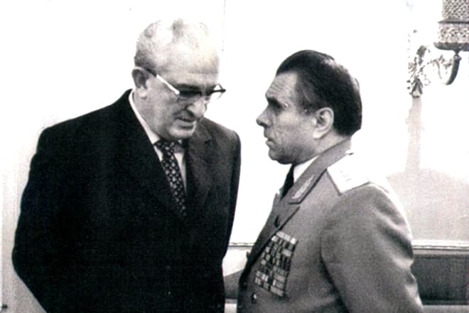 Николай Щелоков и Юрий Андропов