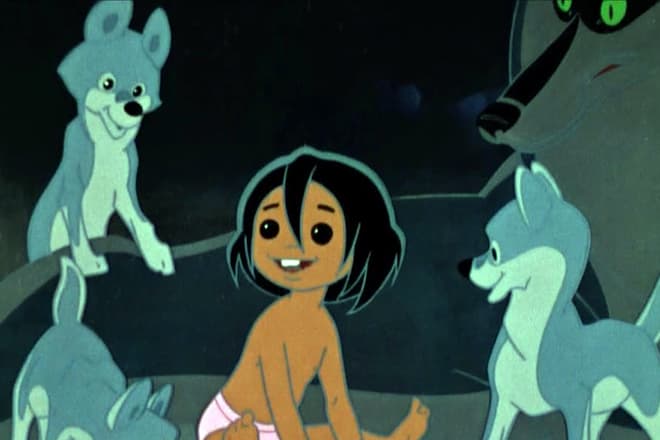 Маугли фото из мультфильма