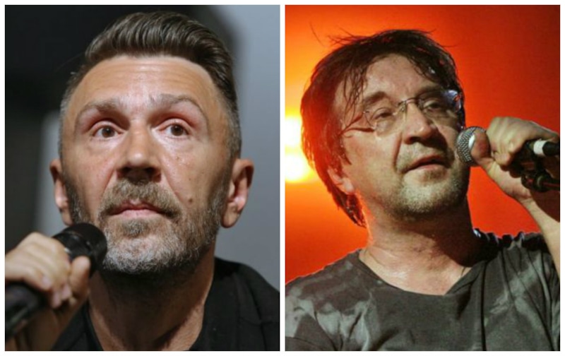 Сергей Шнуров и Юрий Шевчук Сергей Шнуров и Юрий Шевчук