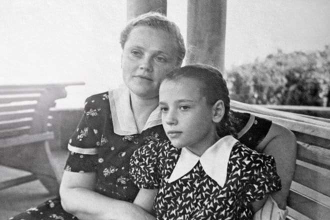 Жена и дочь Всеволода Санаева